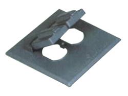 Two Gang Device Cover with Gaskets
